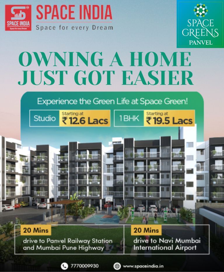 Studio, 1 & 2 BHK Flats in New Panvel from 19.8 Lakhs